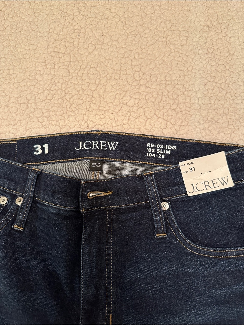 NEW J. Crew Women's Dark Wash Straight-Leg Jeans - Picture 2 of 5